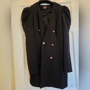 Bardot Black Long Sleeve Blazer Dress
